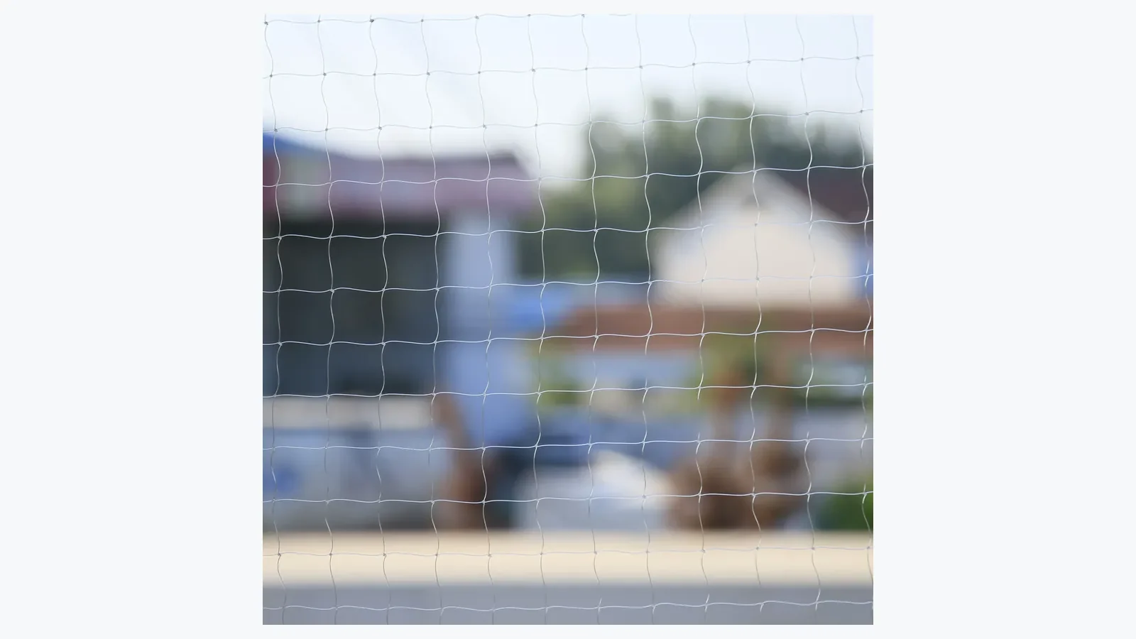 Transparent cat net size reference used to separate supplied material dimensions from the measured skylight boundary